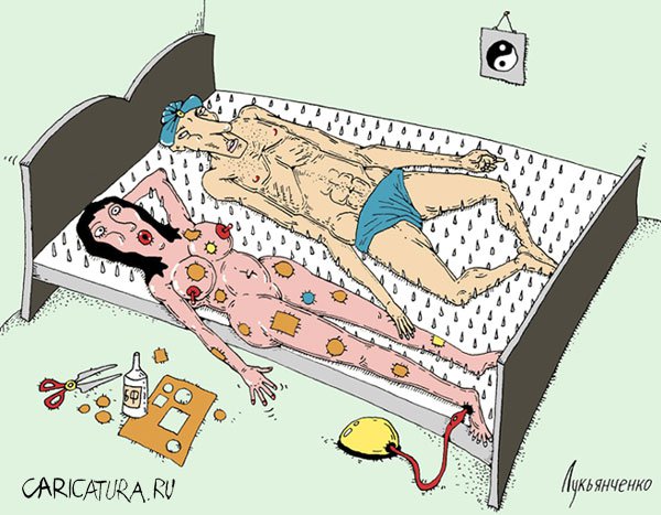 Карикатура "Йог", Игорь Лукьянченко