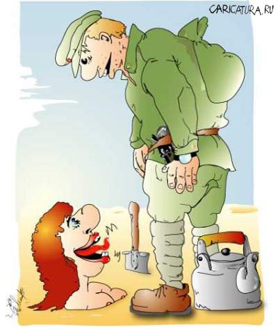 Карикатура "Сухов", Алексей Молчанов