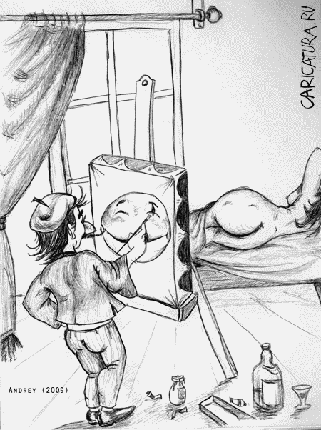Карикатура "Колобок", Андрей Пискарев