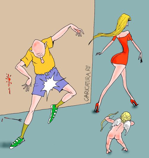 Карикатура "Смело товарищи в ногу...", Александр Попов
