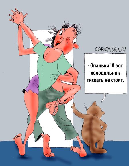 Карикатура "Ужин накрылся", Александр Попов