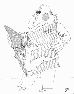 Карикатура "Журнальчик", Владимир Шанин