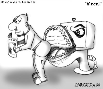 Карикатура "Месть", Николай Торшин