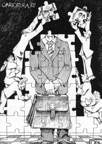 Карикатура "Политические пазлы", Андрей Потопальский
