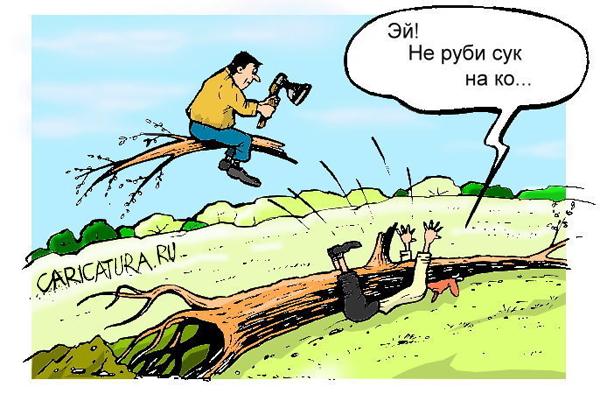 Карикатура "Советчик", Дмитрий Пальцев