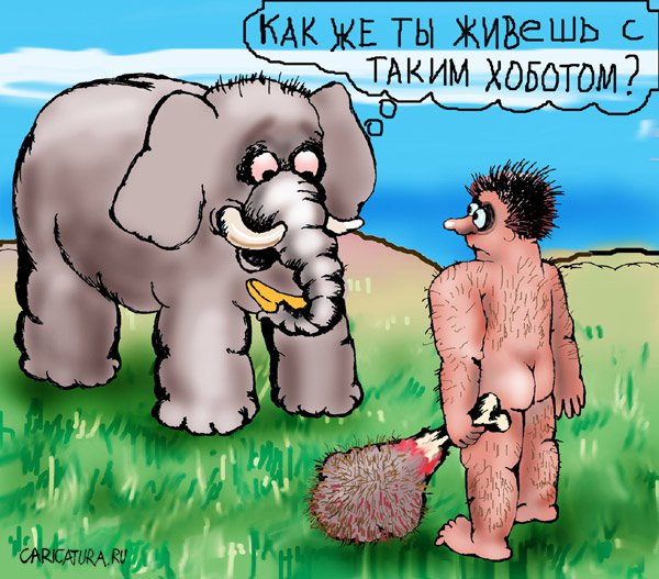 Карикатура "Хобот", Алла Сердюкова