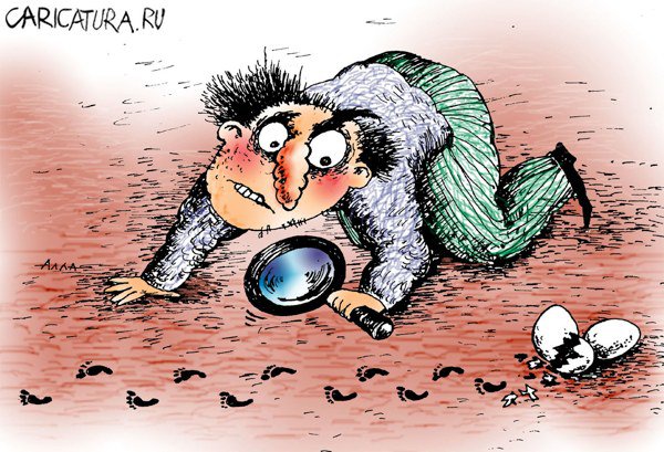 Карикатура "История одного яйца", Алла Сердюкова