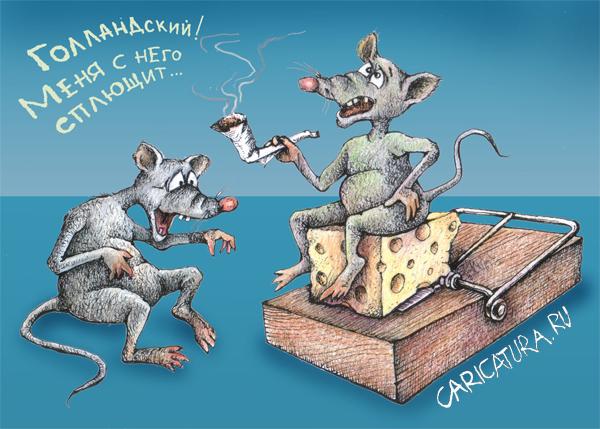 Карикатура "Сырокур", Алла Сердюкова
