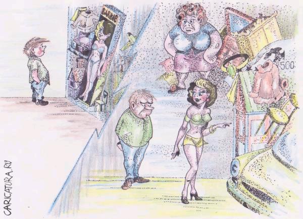 Карикатура "Мир Барби", Владимир Уваров