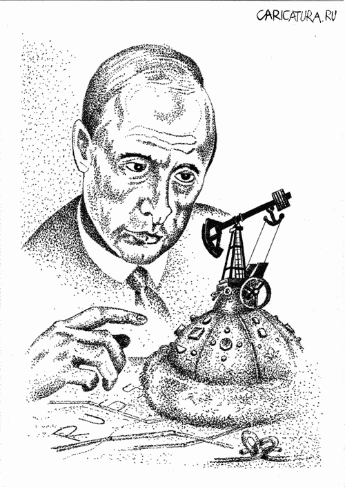 Карикатура "Путислав Мономах", Владимир Уваров