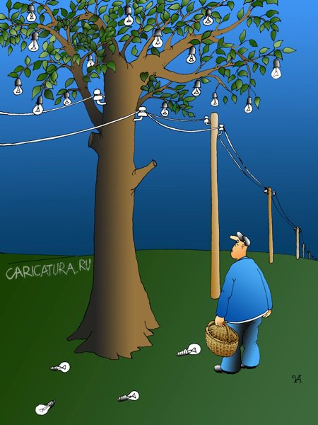 Карикатура "Урожай", Иван Анчуков