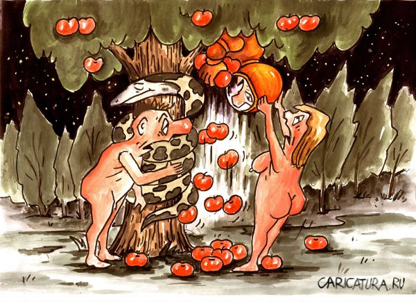 Карикатура "Древо", Виктор Богданов