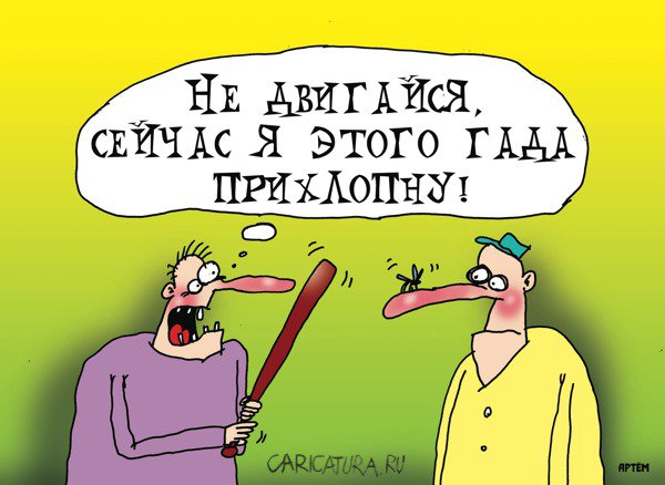 Карикатура "Насекомое", Артём Бушуев