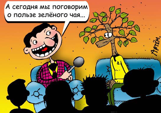 Карикатура "Ток-шоу", Артём Бушуев