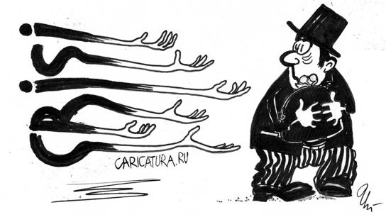 Карикатура "Кризис", Ион Кожокару