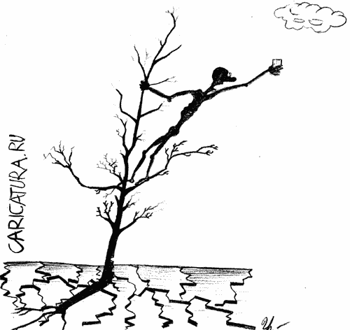 Карикатура "Засуха", Ион Кожокару