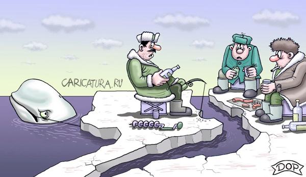 Карикатура "Откол", Руслан Долженец
