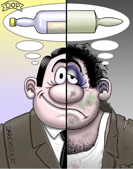 Карикатура "Суббота-понедельник", Руслан Долженец