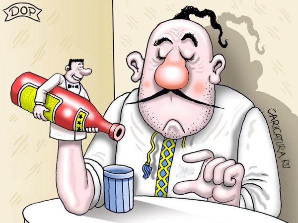 Карикатура "Умеренный хохол", Руслан Долженец