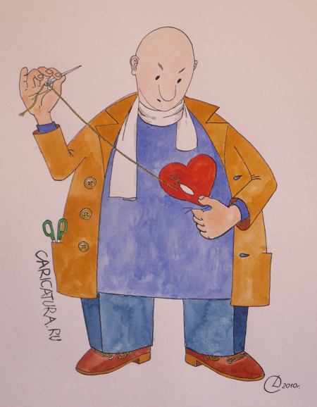 Карикатура "Сердце", Сергей Дроздов