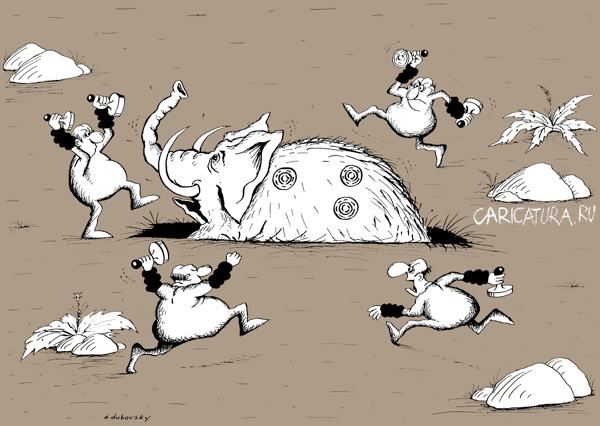 Карикатура "Бюрократ", Александр Дубовский