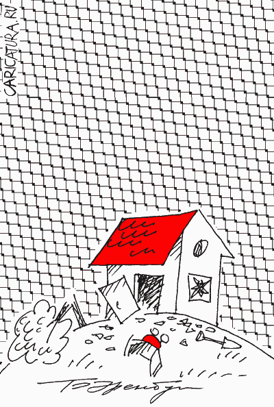 Карикатура "Узор", Борис Эренбург