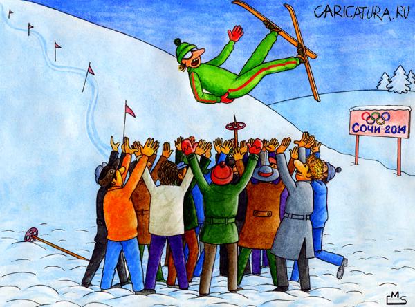 Карикатура "Качай его!", Махмуд Эшонкулов