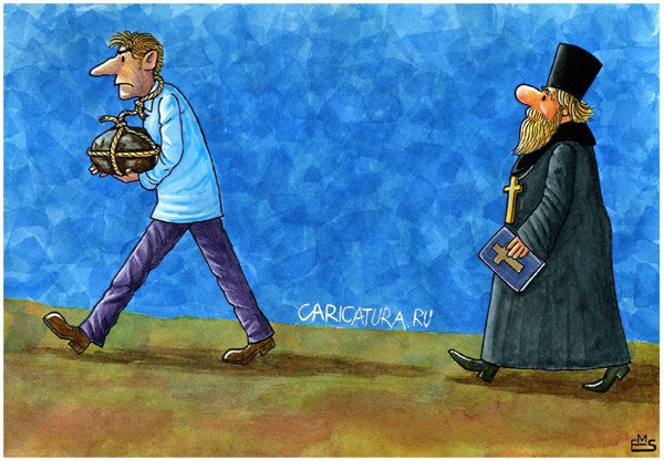 Карикатура "Камень", Махмуд Эшонкулов