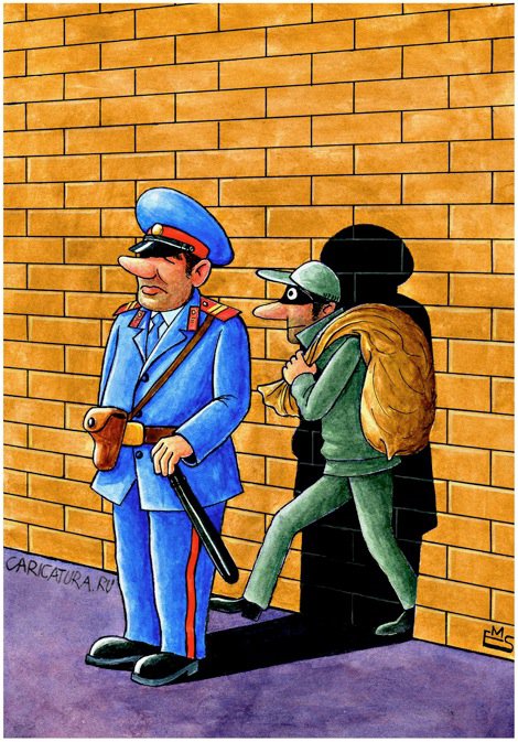 Карикатура "Тень", Махмуд Эшонкулов