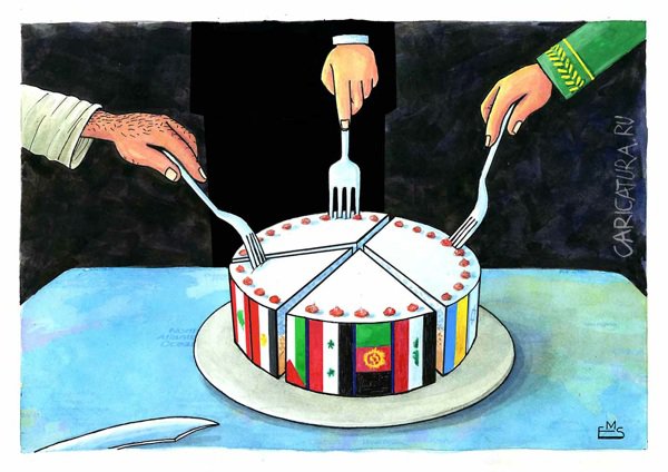 Карикатура "Торт", Махмуд Эшонкулов