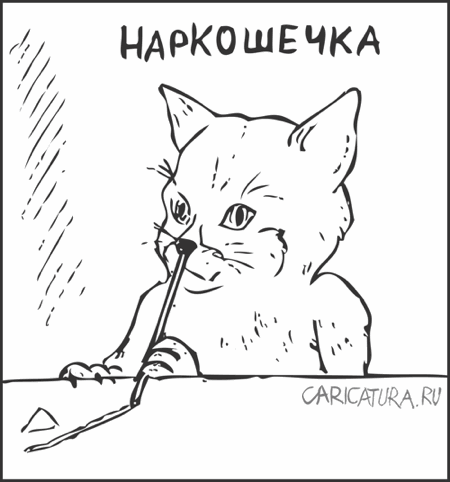 Карикатура "НарКОШЕЧКА", Гарри Польский