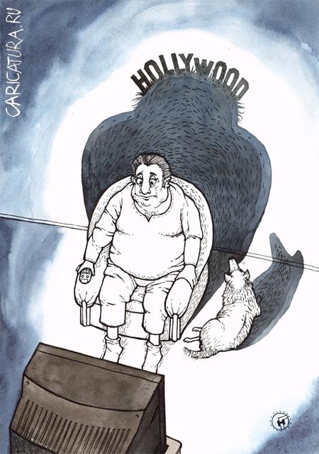 Карикатура "Тени блокбастеров", Николай Гаврицков