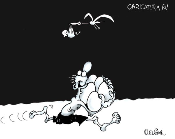 Карикатура "Без слов", Олег Горбачев