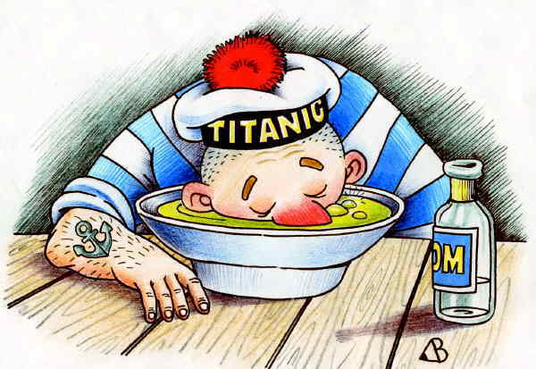 Карикатура "Титаник", Виталий Гринченко