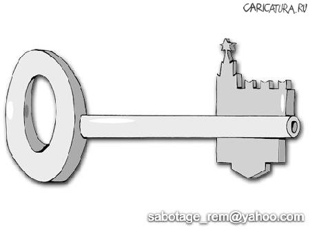 Карикатура "Ключ", Ramiz Imanov