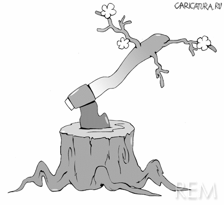 Карикатура "Топор", Ramiz Imanov