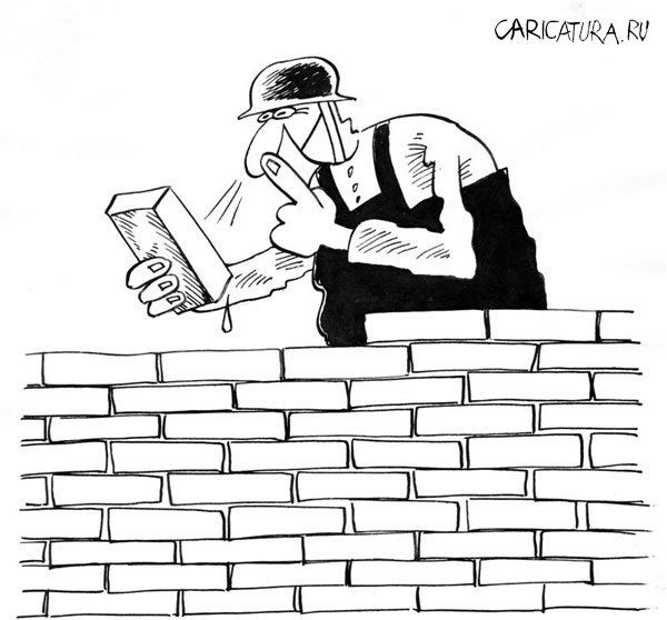 Карикатура "На соплях", Виктор Иноземцев
