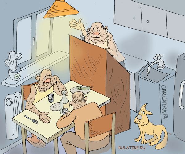 Карикатура "Оратор", Булат Ирсаев