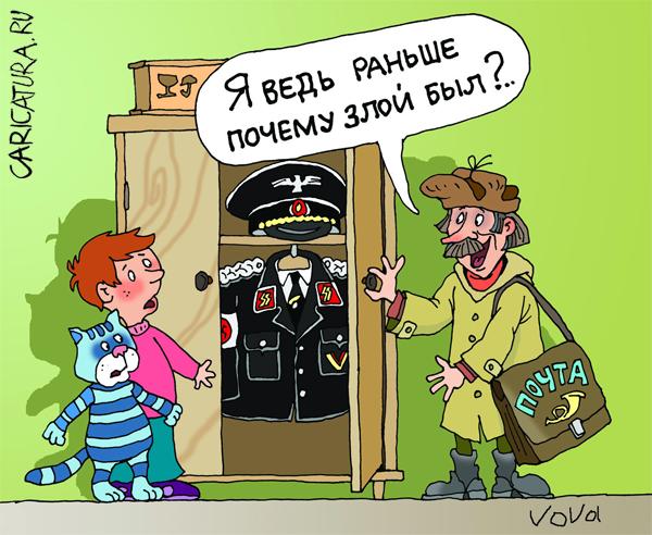 Карикатура "Добрый Печкин", Владимир Иванов