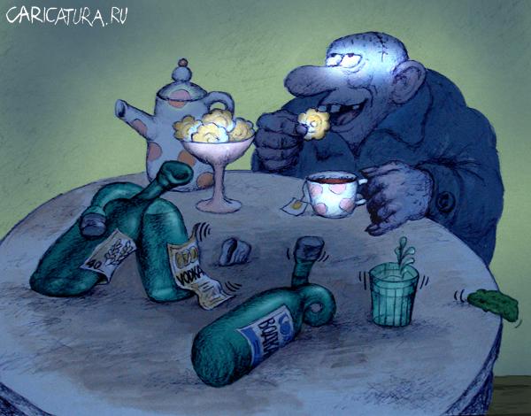 Карикатура "Страшный сон", Владимир Николаевич Иванов
