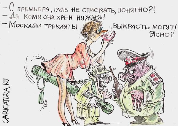 Карикатура "Тимошенко", Бауржан Избасаров