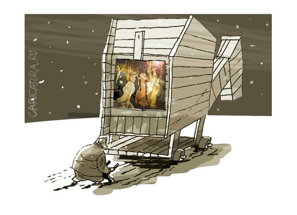 Карикатура "Крестьянин", Андрей Климов
