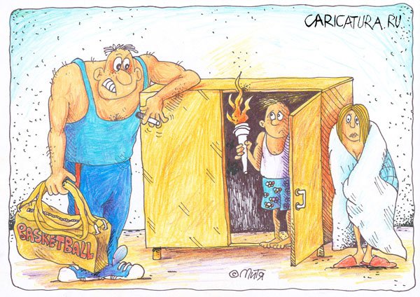 Карикатура "Олимпиада 2004: Мечты об олимпийском огне", Дмитрий Кононов