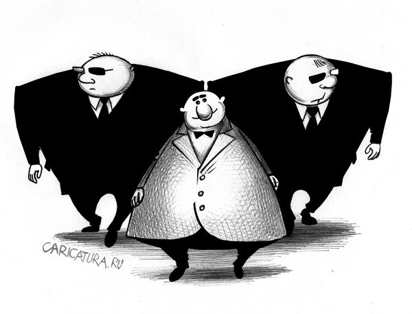 Карикатура "Бэтмен", Сергей Корсун