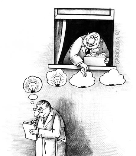 Карикатура "Интеллектуальная собственность", Сергей Корсун