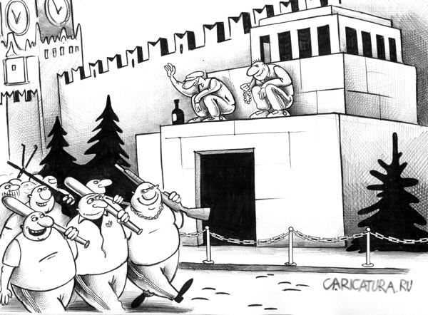 Карикатура "Парад", Сергей Корсун