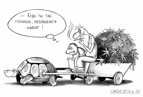 Карикатура "Растаманы", Сергей Корсун
