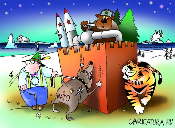 Карикатура "Соседи", Сергей Корсун