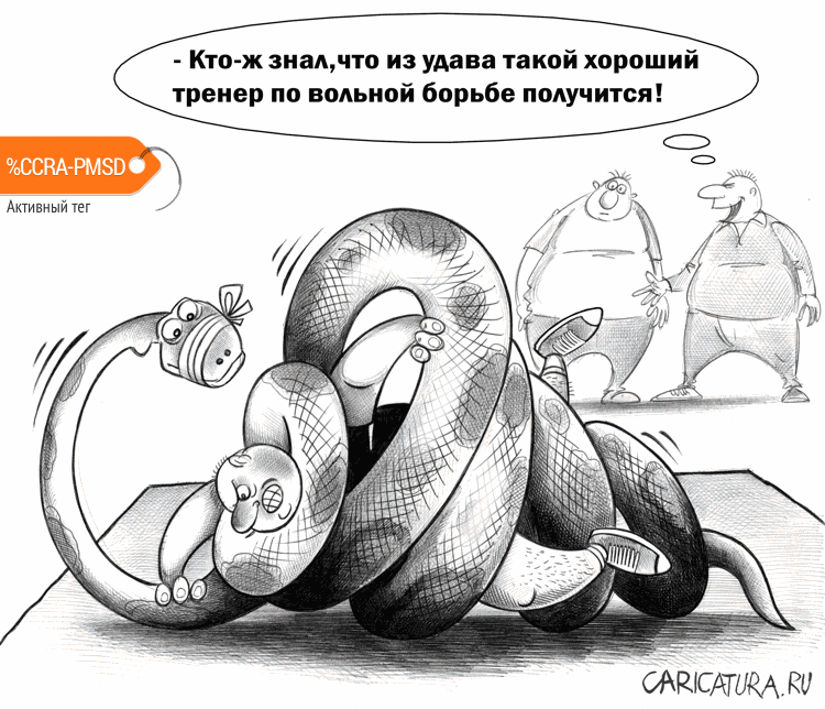 Карикатура "Тренер", Сергей Корсун