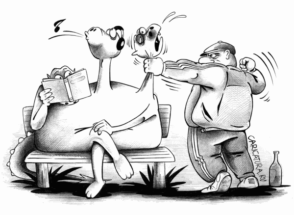 Карикатура "Верные друзья", Сергей Корсун